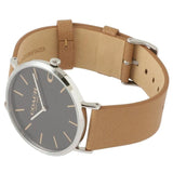 Buy Shop Coach Charles Black Dial Brown Leather Strap Watch for Men - 14602155 USA Online