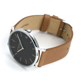 Buy Shop Coach Charles Black Dial Brown Leather Strap Watch for Men - 14602155 USA Online