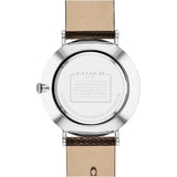 Buy Shop Coach Charles Black Dial Brown Leather Strap Watch for Women - 14602156 USA Online