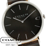 Buy Shop Coach Charles Black Dial Brown Leather Strap Watch for Women - 14602156 USA Online