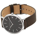 Buy Shop Coach Charles Black Dial Brown Leather Strap Watch for Women - 14602156 USA Online