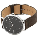 Buy Shop Coach Charles Black Dial Brown Leather Strap Watch for Women - 14602156 USA Online