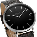 Buy Shop Coach Charles Black Dial Brown Leather Strap Watch for Women - 14602156 USA Online