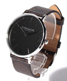 Buy Shop Coach Charles Black Dial Brown Leather Strap Watch for Women - 14602156 USA Online