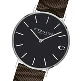 Buy Shop Coach Charles Black Dial Brown Leather Strap Watch for Women - 14602156 USA Online