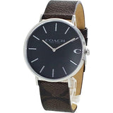 Buy Shop Coach Charles Black Dial Brown Leather Strap Watch for Women - 14602156 USA Online