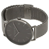 Buy Shop Coach Charles Black Dial Grey Mesh Bracelet Watch for Men - 14602145 USA Online