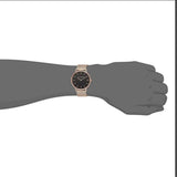 Buy Shop Coach Charles Black Dial Rose Gold Mesh Bracelet Watch for Men - 14602552 USA Online