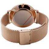 Buy Shop Coach Charles Black Dial Rose Gold Mesh Bracelet Watch for Men - 14602552 USA Online