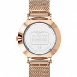 Buy Shop Coach Charles Black Dial Rose Gold Mesh Bracelet Watch for Men - 14602552 USA Online