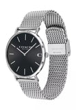 Buy Shop Coach Charles Black Dial Silver Mesh Bracelet Watch for Men - 14602144 USA Online
