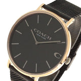 Buy Shop Coach Charles Black Ion Dial Black Mesh Bracelet Watch for Men - 14602470 USA Online