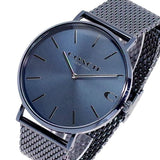 Buy Shop Coach Charles Blue Dial Blue Mesh Bracelet Watch for Men - 14602146 USA Online