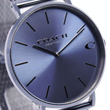 Buy Shop Coach Charles Blue Dial Blue Mesh Bracelet Watch for Men - 14602146 USA Online