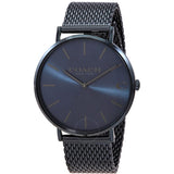 Buy Shop Coach Charles Blue Dial Blue Mesh Bracelet Watch for Men - 14602146 USA Online