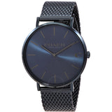 Coach Charles Blue Dial Blue Mesh Bracelet Watch for Men - 14602146