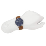 Buy Shop Coach Charles Blue Dial Brown Leather Strap Watch for Men - 14602151 USA Online
