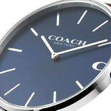 Buy Shop Coach Charles Blue Dial Brown Leather Strap Watch for Men - 14602151 USA Online