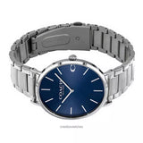 Buy Shop Coach Charles Blue Dial Silver Steel Strap Watch for Men - 14602429 USA Online