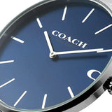 Buy Shop Coach Charles Blue Dial Silver Steel Strap Watch for Men - 14602429 USA Online
