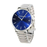 Buy Shop Coach Charles Blue Dial Silver Steel Strap Watch for Men - 14602429 USA Online