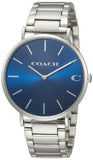 Buy Shop Coach Charles Blue Dial Silver Steel Strap Watch for Men - 14602429 USA Online