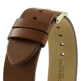 Buy Shop Coach Charles Gold Dial Brown Leather Strap Watch for Women - 14602433 USA Online