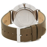 Buy Shop Coach Charles Grey Dial Brown Leather Strap Watch for Men - 14602153 USA Online
