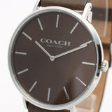 Buy Shop Coach Charles Grey Dial Brown Leather Strap Watch for Men - 14602153 USA Online