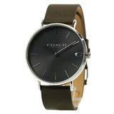 Buy Shop Coach Charles Grey Dial Brown Leather Strap Watch for Men - 14602153 USA Online