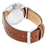 Buy Shop Coach Charles Silver Dial Brown Leather Strap Watch for Men - 14602152 USA Online