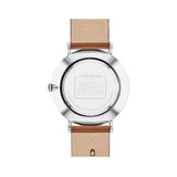 Buy Shop Coach Charles Silver Dial Brown Leather Strap Watch for Men - 14602152 USA Online