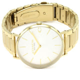 Buy Shop Coach Charles Silver Dial Gold Steel Strap Watch for Men - 14602430 USA Online
