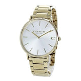 Buy Shop Coach Charles Silver Dial Gold Steel Strap Watch for Men - 14602430 USA Online