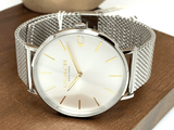 Buy Shop Coach Charles Silver Dial Silver Mesh Bracelet Watch for Men - 14602439 USA Online