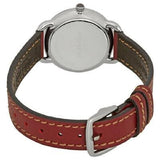 Buy Shop Coach Delancey Black Dial Brown Leather Strap Watch for Women - 14502792 USA Online