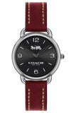 Buy Shop Coach Delancey Black Dial Brown Leather Strap Watch for Women - 14502792 USA Online