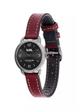 Buy Shop Coach Delancey Black Dial Brown Leather Strap Watch for Women - 14502792 USA Online