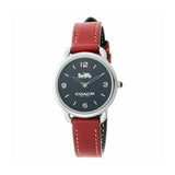 Buy Shop Coach Delancey Black Dial Brown Leather Strap Watch for Women - 14502792 USA Online