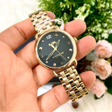Buy Shop Coach Delancey Black Dial Gold Steel Strap Watch for Women - 14502813 USA Online