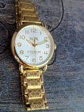 Buy Shop Coach Delancey Classic White Dial Gold Steel Strap Watch for Women - 14502261 USA Online