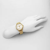 Buy Shop Coach Delancey Classic White Dial Gold Steel Strap Watch for Women - 14502261 USA Online