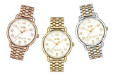 Buy Shop Coach Delancey Classic White Dial Gold Steel Strap Watch for Women - 14502261 USA Online
