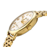 Buy Shop Coach Delancey Classic White Dial Gold Steel Strap Watch for Women - 14502261 USA Online