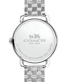 Buy Shop Coach Delancey Classic White Dial Silver Steel Strap Watch for Women - 14502260 USA Online