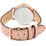 Buy Shop Coach Delancey Cream Dial Blush Pink Leather Strap Watch for Women - 14502750 USA Online