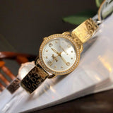 Buy Shop Coach Delancey Diamonds Silver Dial Gold Steel Strap Watch for Women - 14502354 USA Online