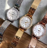 Buy Shop Coach Delancey Diamonds Silver Dial Gold Steel Strap Watch for Women - 14502354 USA Online