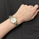 Buy Shop Coach Delancey Diamonds Silver Dial Gold Steel Strap Watch for Women - 14502354 USA Online