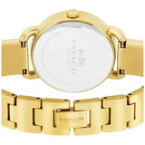 Buy Shop Coach Delancey Diamonds Silver Dial Gold Steel Strap Watch for Women - 14502354 USA Online